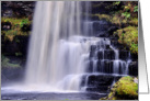 Happy Birthday, Waterfall, colour, Uldale Force Cumbria card