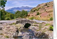 The Lake District - Ashness Bridge - Cumbria Landscape - blank card