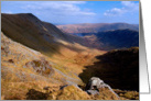 The Lake District, Cumbria, Riggindale - Blank for your own message card