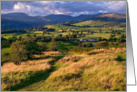 The Lake District - The view from Orrest Head - Blank card