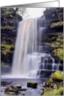 Uldale force Waterfall, The Howgill Fells, The Yorkshire Dales - Blank card