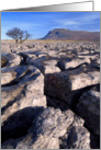 Ingleborough from White Scars, Yorkshire Dales - Blank card