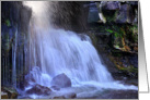 East Gill Force waterfall, Keld, The Yorkshire Dales - Blank card