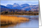 Elterwater and The Langdales, The Lake District - Blank card