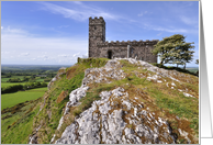 Brentor Church, Dartmoor National Park - Blank card