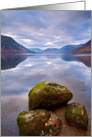 Tranquil Lake scene - The Lake District - Blank card