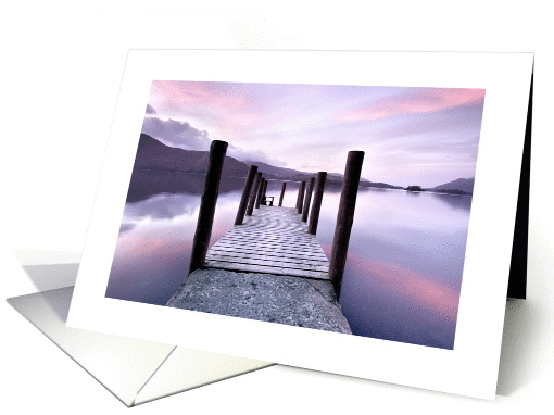 Ashness Jetty - The Lake District, Custom card (1196744)