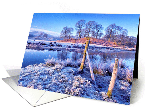 River Brathay, winter card (1410940)