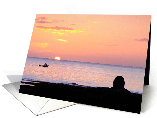 Seahouses Sunrise card (1413334)