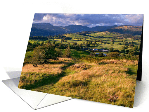 The Lake District - The view from Orrest Head - Blank card (877292)