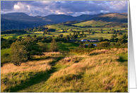 The Lake District - The view from Orrest Head - Blank card