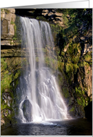 Thornton Force, Ingleton, waterfall, The Yorkshire Dales - Blank card