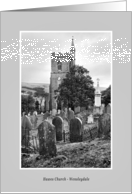 Hawes Church, Wensleydale, Yorkshire Dales - Blank card