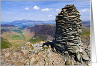 Valley view from Dale Head, The Lake District - Customisable card