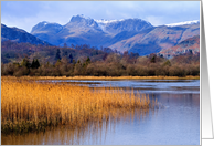 Elterwater and The Langdales, The Lake District - Blank card
