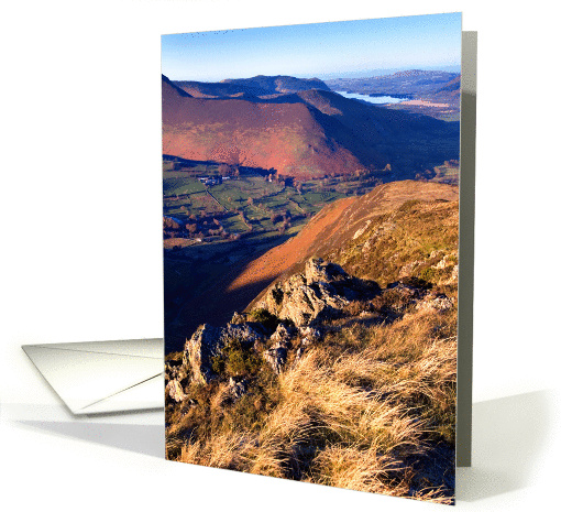 View from Cat Bells, Sunshine and Shade, The Lake District... (877717)