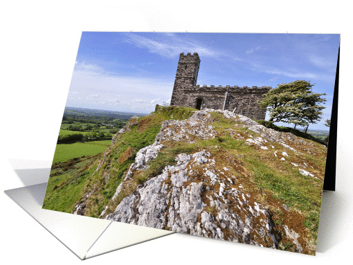 Brentor Church, Dartmoor National Park - Blank card (881251)