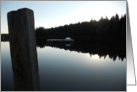 Thank you Love Mirrored Lake card