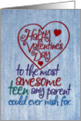Funny Great Genes Teen Valentine’s Day Card