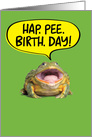 Funny HAPPY BIRTHDAY Enunciated for Older, Hard-of-Hearing Folks card