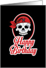 Funny Jolly Roger Lots of Booty Birthday For Him card