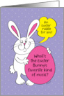 For Kids Easter Bunny Easter Riddle Easter Bunny’s Favorite Music card