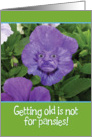 Funny-Pansy-With-Face-Birthday Card