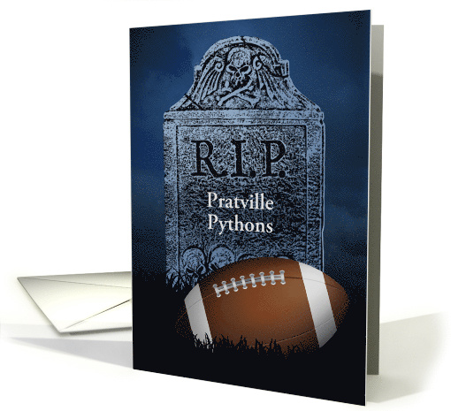 Sympathy Card for Your Football Team's Loss card (1257716)
