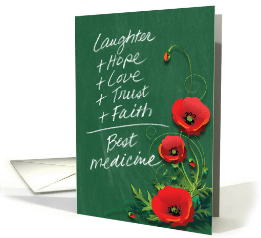 Best Medicine Encouragement / Get Well card (1258342)