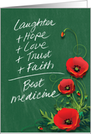 Best Medicine Encouragement / Get Well Card