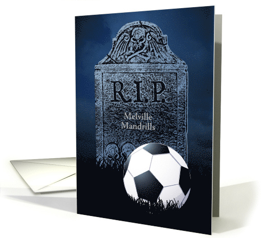 Condolences to The Losing Soccer Team or Player card (1737692)