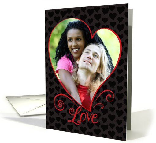 Bursting With Love Photo card (904599)