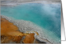 Aquamarine Blue Geyser card
