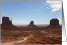 Monument valley’s trio, Arizona card