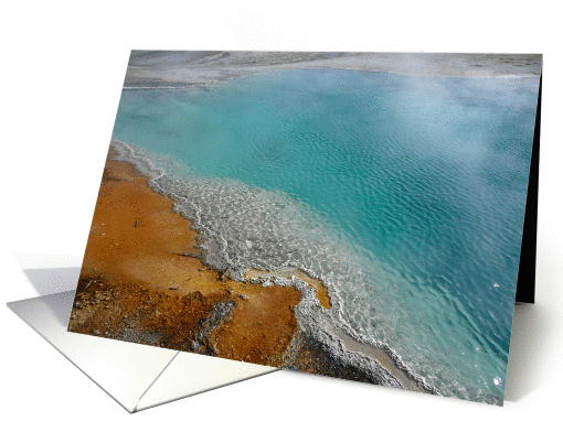 Aquamarine Blue Geyser card (883529)