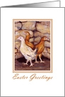 Pullets Easter card