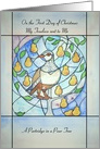 Partridge in a Pear Tree, Christmas card