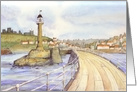 Whitby from the West Pier card