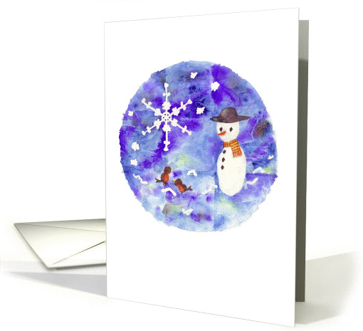 Snowman Christmas card (1204446)