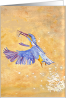Kingfisher Blank Note Card