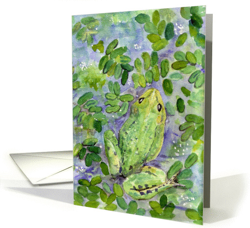 Frog Blank Note card (1376182)