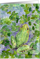 Frog Blank Note Card