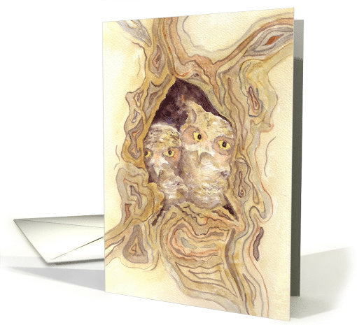 Owlets Blank Note card (1447154)