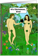 Christmas In The Garden Of Eden card