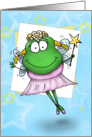 Happy Hoppiest Birthday Frog Fairy card