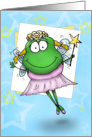 Happy Birthday Frog Fairy card