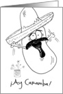 Humorous Birthday, Ay Caramba! Have a Blast Mexican Jumping Bean card