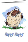 Happy Birthday Dancing Sheep Card