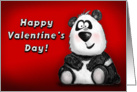 Happy Valentine’s Day Panda Card