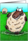 Dancing Sheep Birthday Card